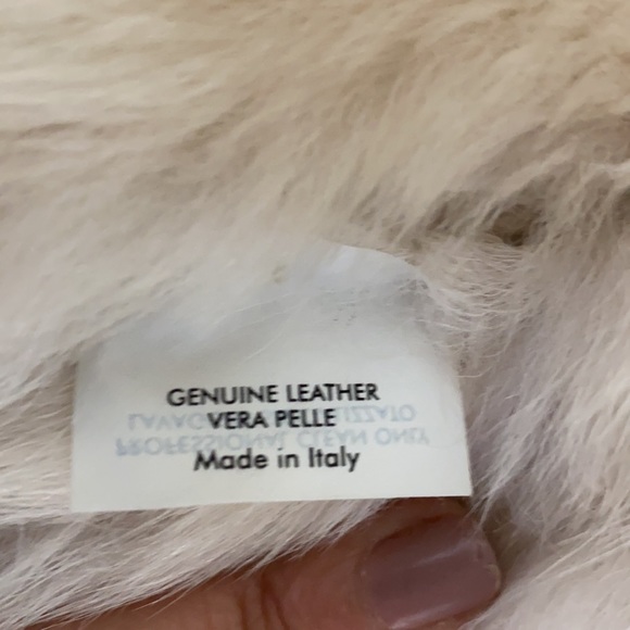 Alexander McQueen collectors fitted shearling, criss cross stitch Circa 2005 - Picture 11 of 16